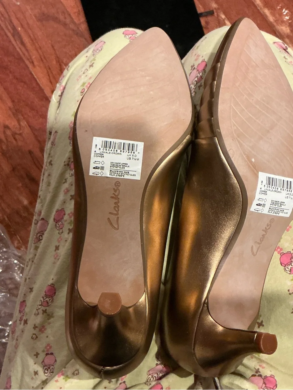 Clark’s Linvale Crown Metallic Pumps size 7.5